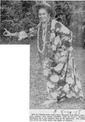 Clara Inter, 1938
