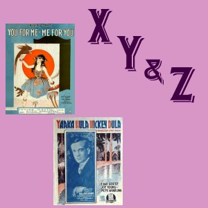 Songs beginning with X, Y and Z
